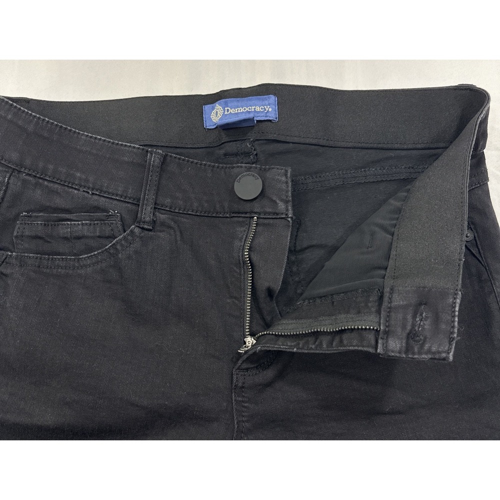 Democracy Womens Ab Solution mid-rise Black Bootcut Jeans Size 10 - Picture 4 of 8